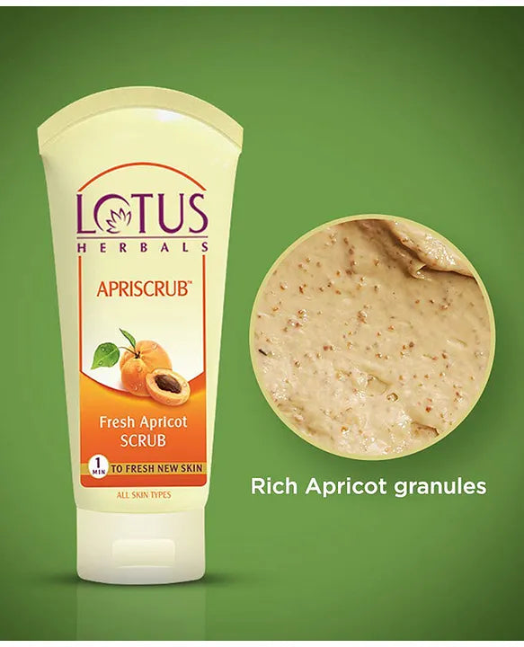 Lotus Herbals Apriscrub 100g - Indicrest Buy at Indicrest Image 3
