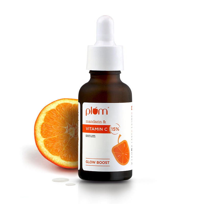 Plum 15% Vitamin C Serum with Mandarin for glowing skin | Boosts Glow & Fades Dark Spots In 2 Weeks | Dermat-Tested, 30ml Buy at Indicrest Image 12