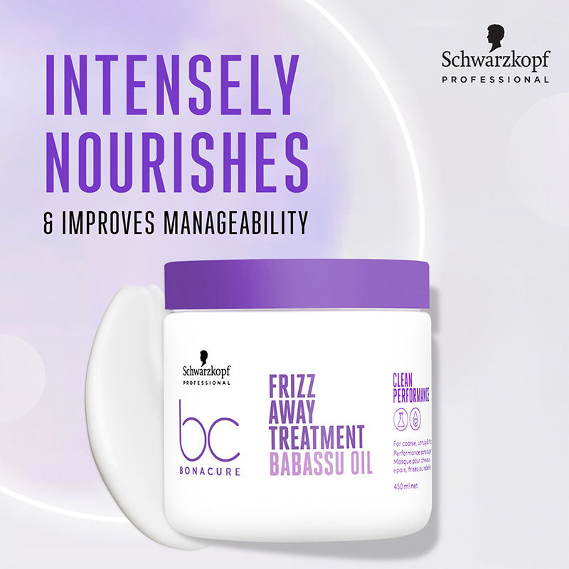 Schwarzkopf Professional Bonacure Frizz Away Treatment, 450ml Buy at Indicrest Image 2