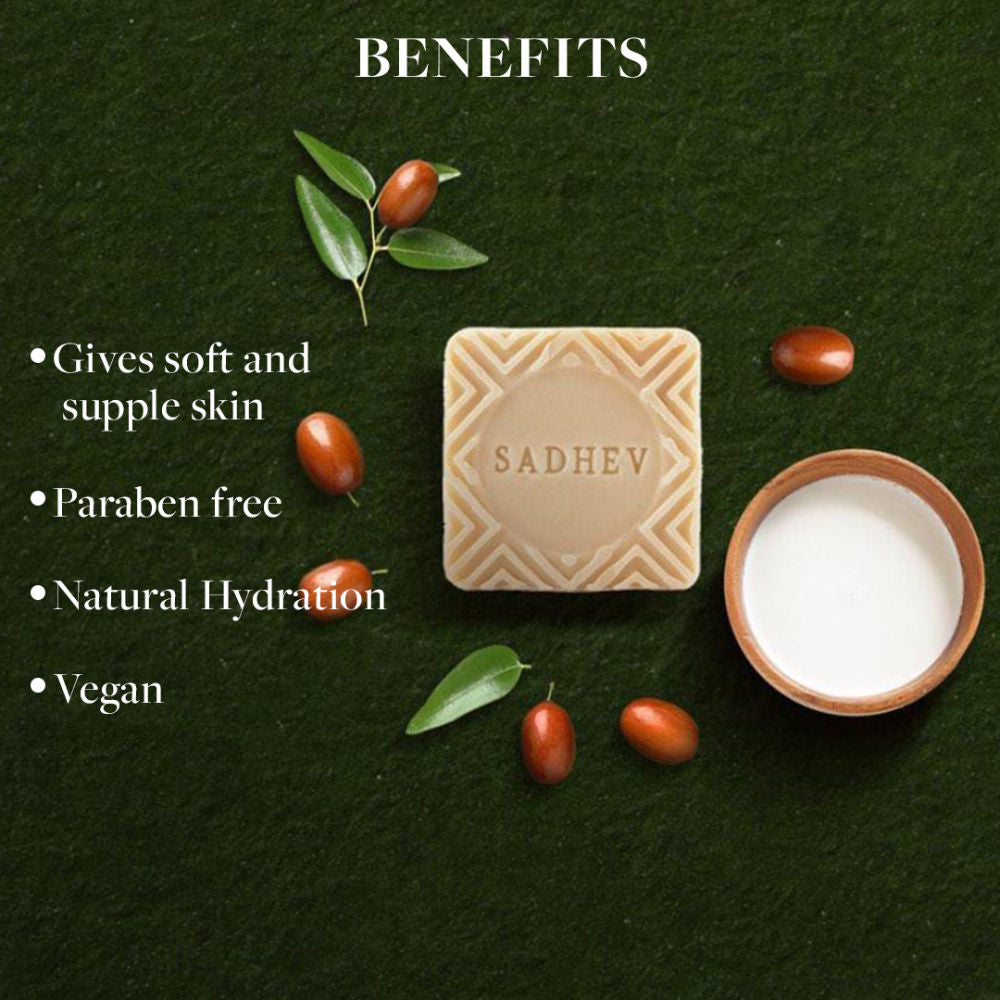 Sadhev Goat Milk & Honey Bathing Bar, 125g