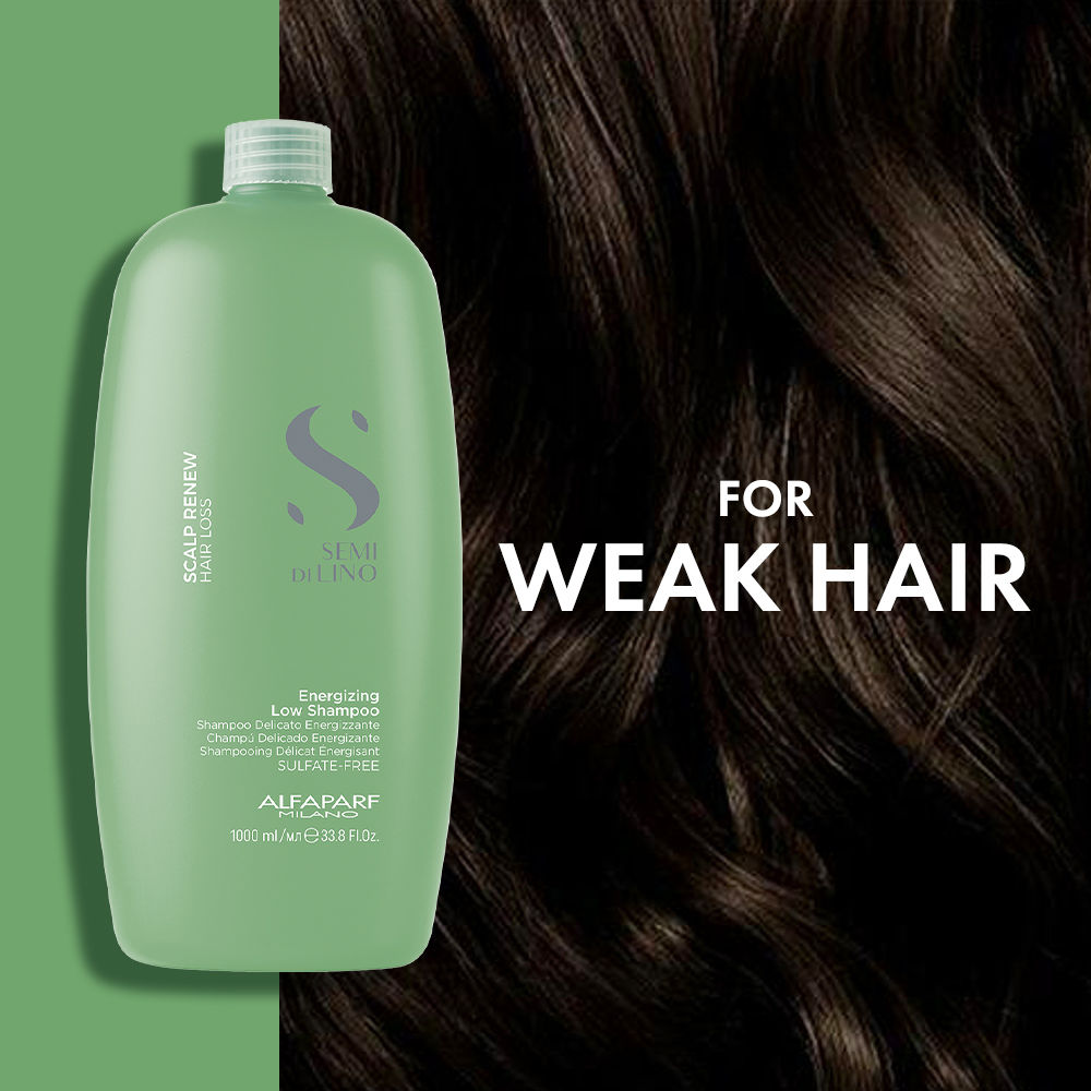 ALFAPARF MILANO Scalp Balancing Shampoo For Hair Thinning, Flaky Sclap & Hair Fall Damage, 1000ml