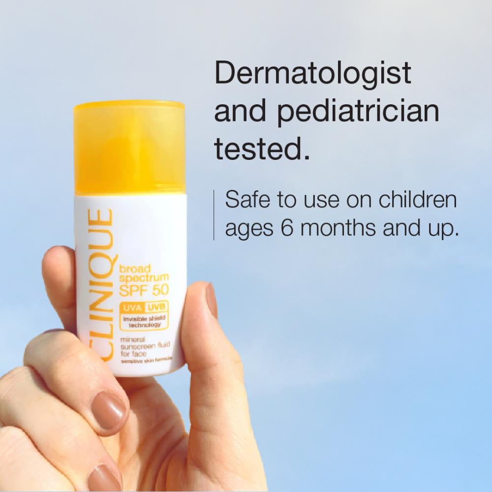 Clinique SPF 50 UVA/UVB Mineral Sunscreen Fluid For Face, 30ml