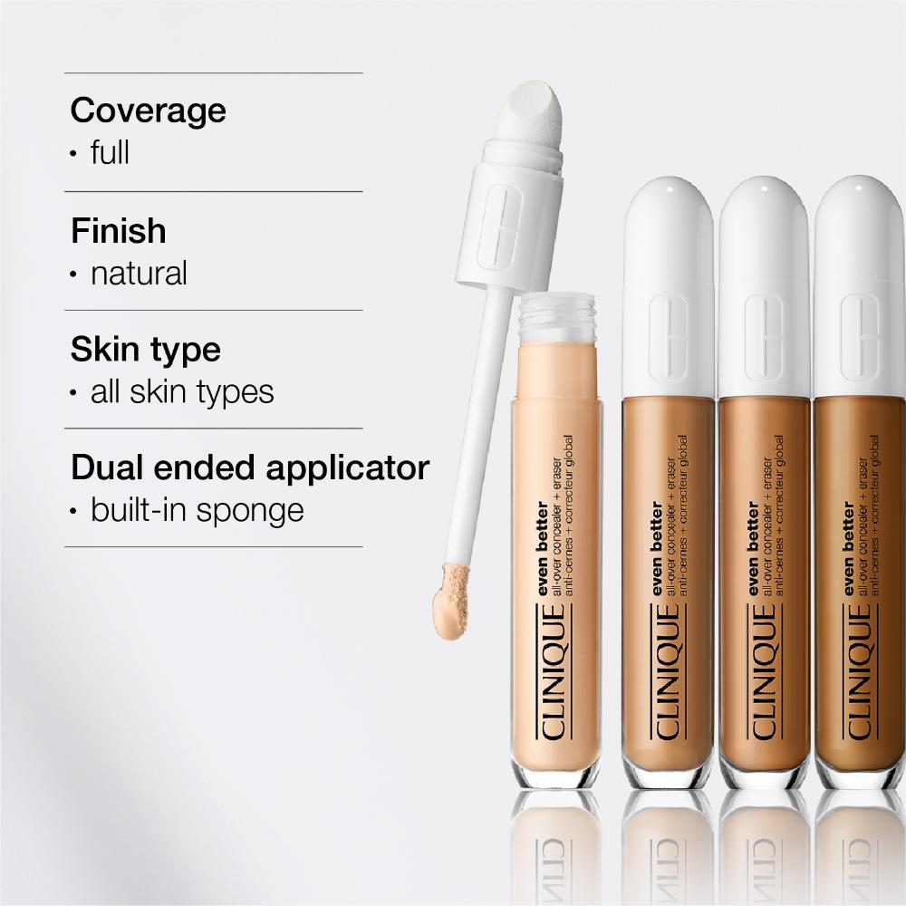 Clinique Even Better All-Over Concealer + Eraser - Honey, 6ml