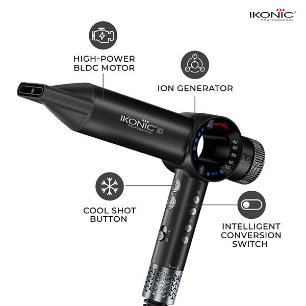 Ikonic Professional Id 2.0 Hair Dryer Buy at Indicrest Image 3