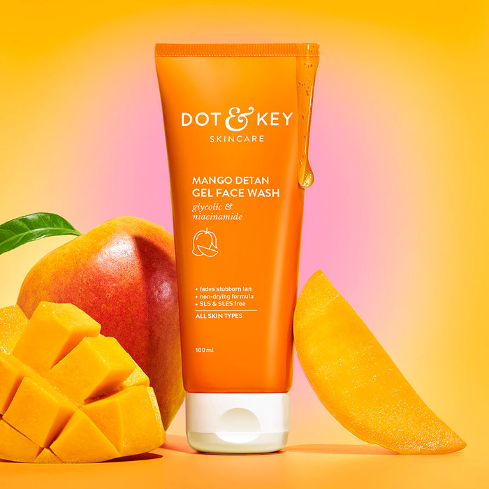 Dot & Key Mango Detan Gel Face Wash, 100ml Buy at Indicrest Image 2
