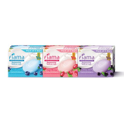 Fiama Japanese Hokkaido Milk & Berries Moisturizing Bars, 125g Each (Pack of 9) Buy at Indicrest Image 2