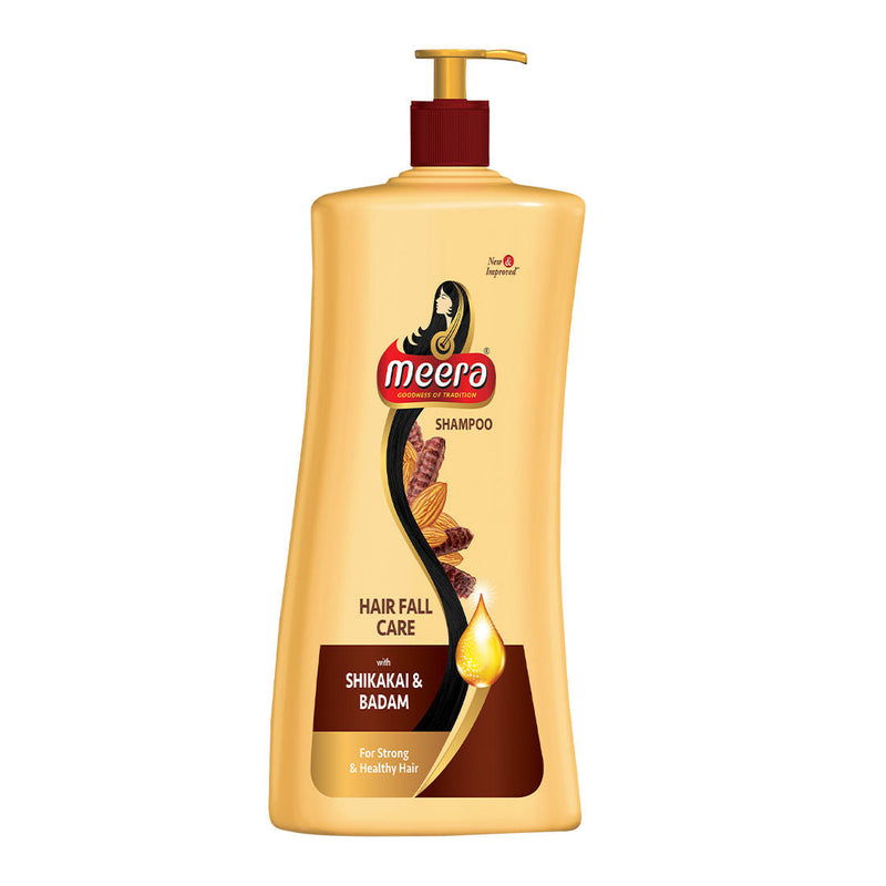 Meera Hairfall Care Shampoo, With Goodness Of Badam and Shikakai, 1 Litre Buy at Indicrest