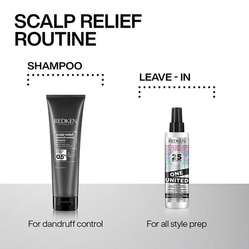 Redken Scalp Relief Anti Dandruff Shampoo For Men & Women, 250 g