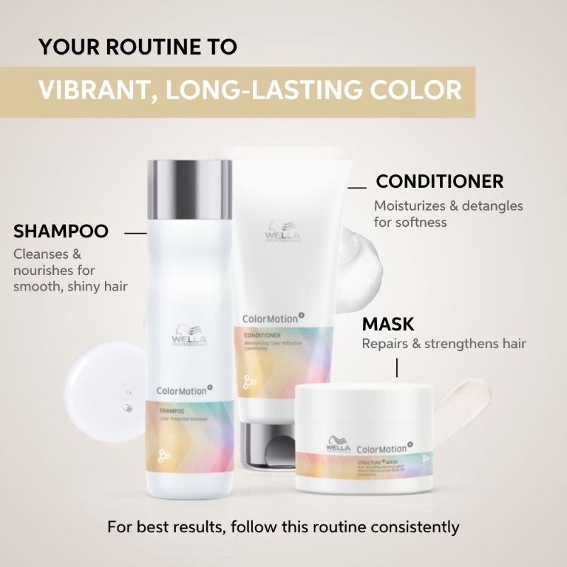 Wella Professionals Colormotion+ Color Protection Shampoo, 250ml Buy at Indicrest Image 8