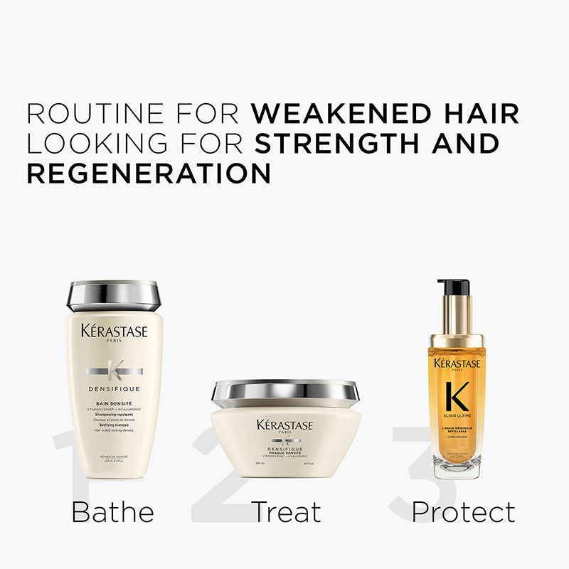 Kerastase Densifique Shampoo For Thinning Hair, With Hyaluronic Acid, Adds Volume, 250ml