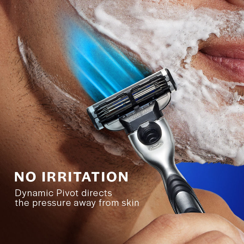 Gillette Mach 3 Shaving Blades for men (Pack Of 6 Cartridges) Buy at Indicrest Image 6