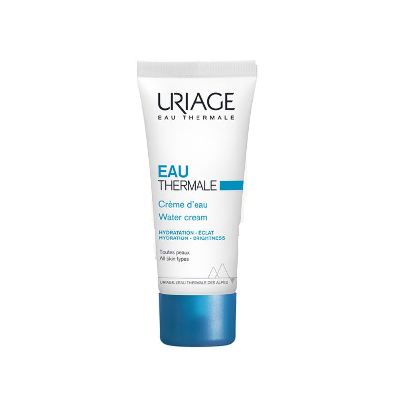 Uriage Eau Thermale Hydrating Light Water Face Cream Hyaluronic Acid 24H Hydration, Glow & Soft Skin, 40ml