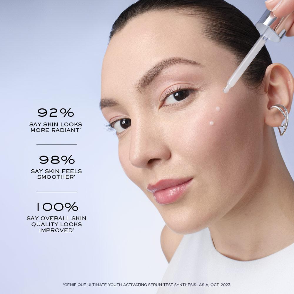 Lancome Genifique Ultimate Skin Repair Serum With Beta Glucan Suited for Indian Skin, 50ml