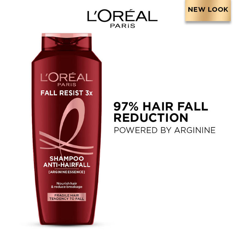 L'Oreal Paris Fall Resist 3x Shampoo, 180ml Buy at Indicrest