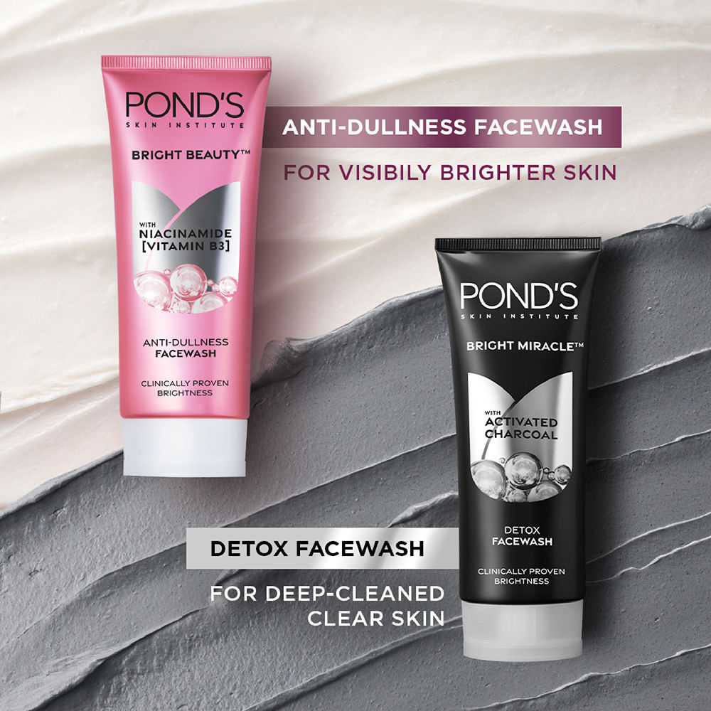 Pond’s Bright Beauty Facewash with Niacinamide, For Glass Skin-like Shine, 200g Buy at Indicrest Image 8
