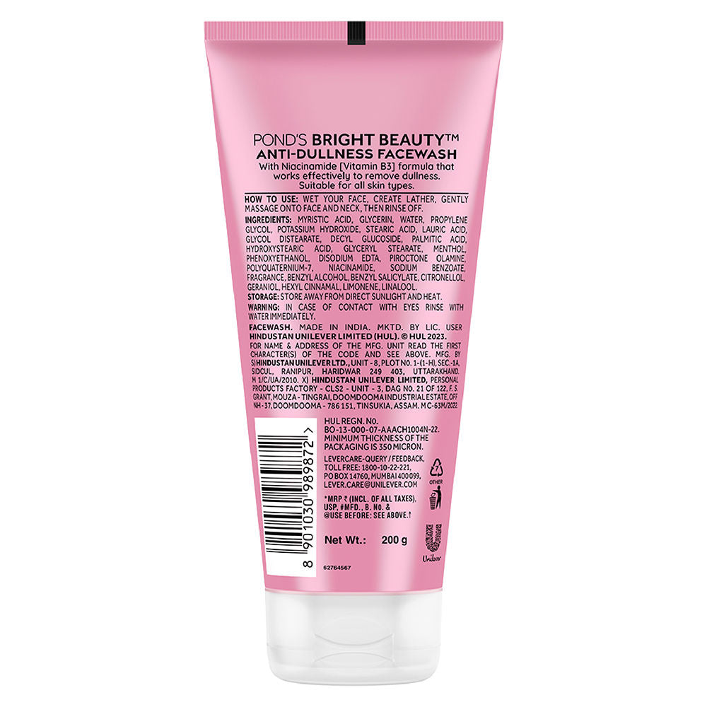 Pond’s Bright Beauty Facewash with Niacinamide, For Glass Skin-like Shine, 200g Buy at Indicrest Image 10