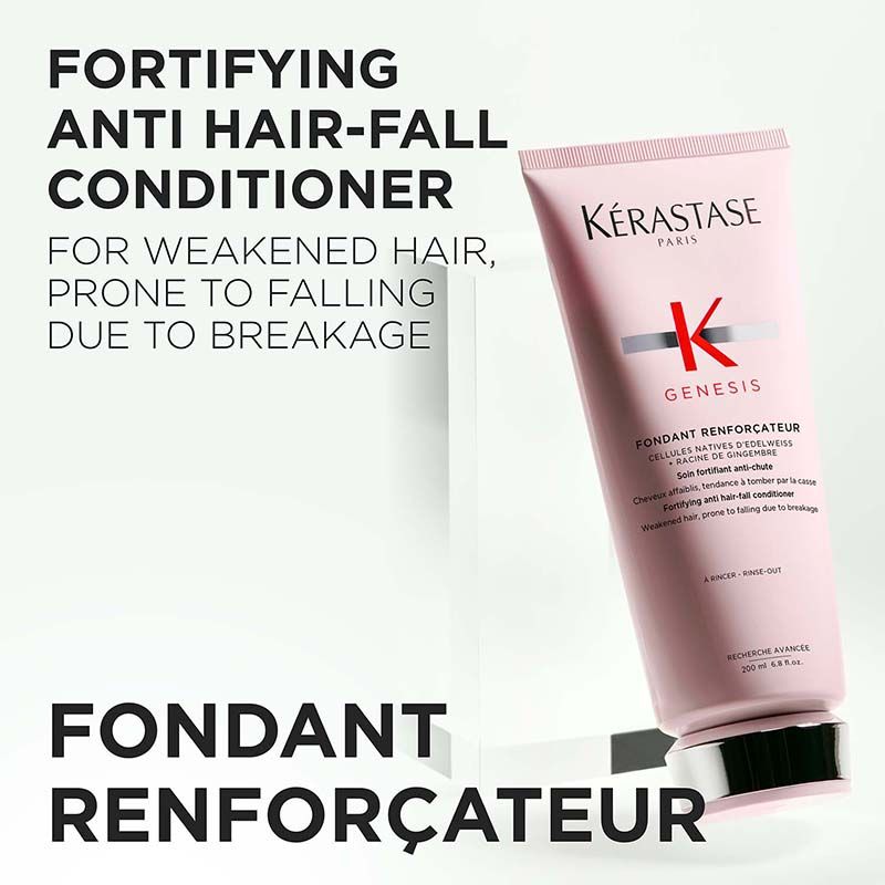 Kerastase Genesis Conditioner For Fine To Medium Hair, Adds Strength & Reduces Hair Fall & Breakage, 200ml