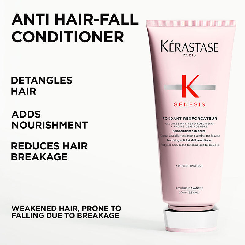Kerastase Genesis Conditioner For Fine To Medium Hair, Adds Strength & Reduces Hair Fall & Breakage, 200ml