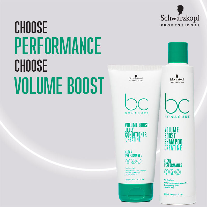 Schwarzkopf Professional Bonacure Volume Boost shampoo With Creatine - For Fine Hair, 1000ml Buy at Indicrest Image 11