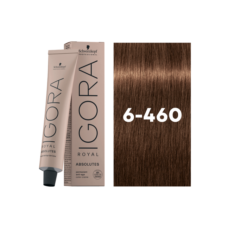 Schwarzkopf Professional Igora Royal Absolutes 6-460 Dark Blonde Beige Chocolate Natural, 60ml Buy at Indicrest