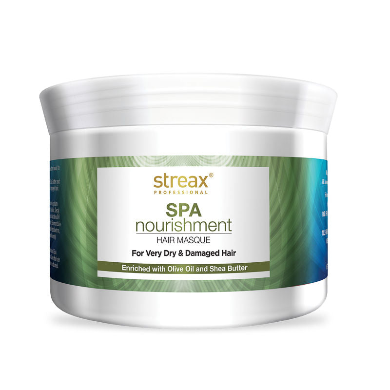 Streax Professional Spa Nourishment Olive Oil Hair Masque For Dry & Damaged Hair, 500g Buy at Indicrest