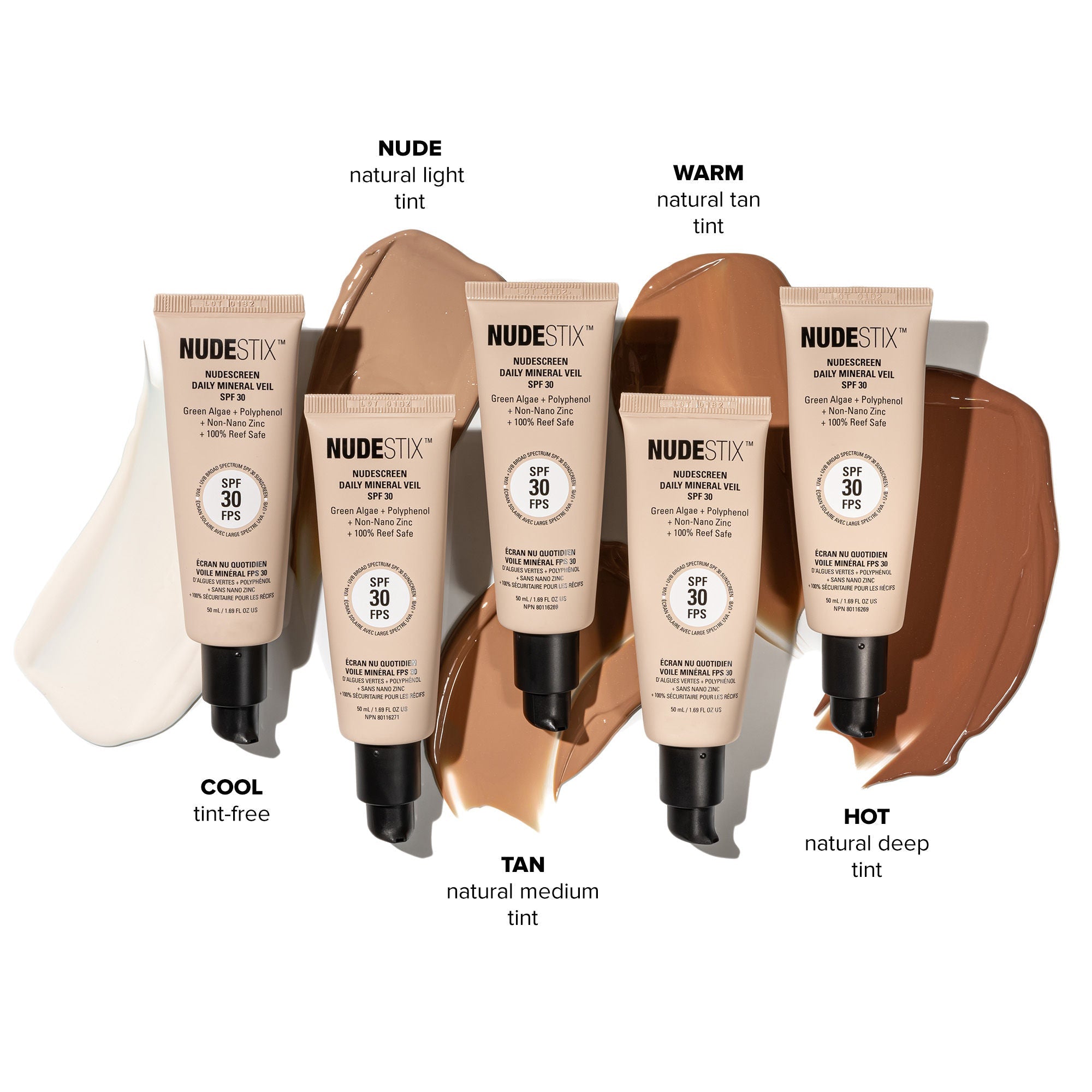 Nudestix Nudescreen Daily Mineral Veil SPF 30 - Nude, 50ml