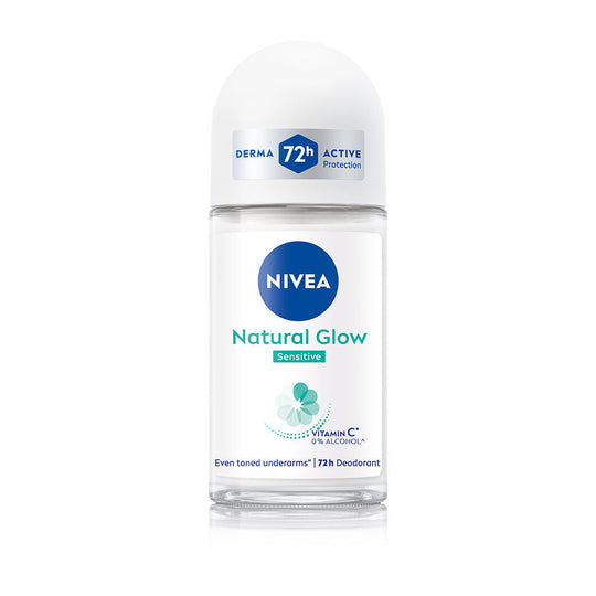 Nivea Natural Glow Sensitive 72H Deodorant Roll, 50ml Buy at Indicrest