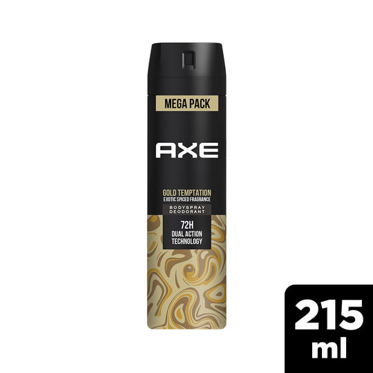 Axe Gold Temptation Long Lasting Deodorant Bodyspray, 215ml Buy at Indicrest