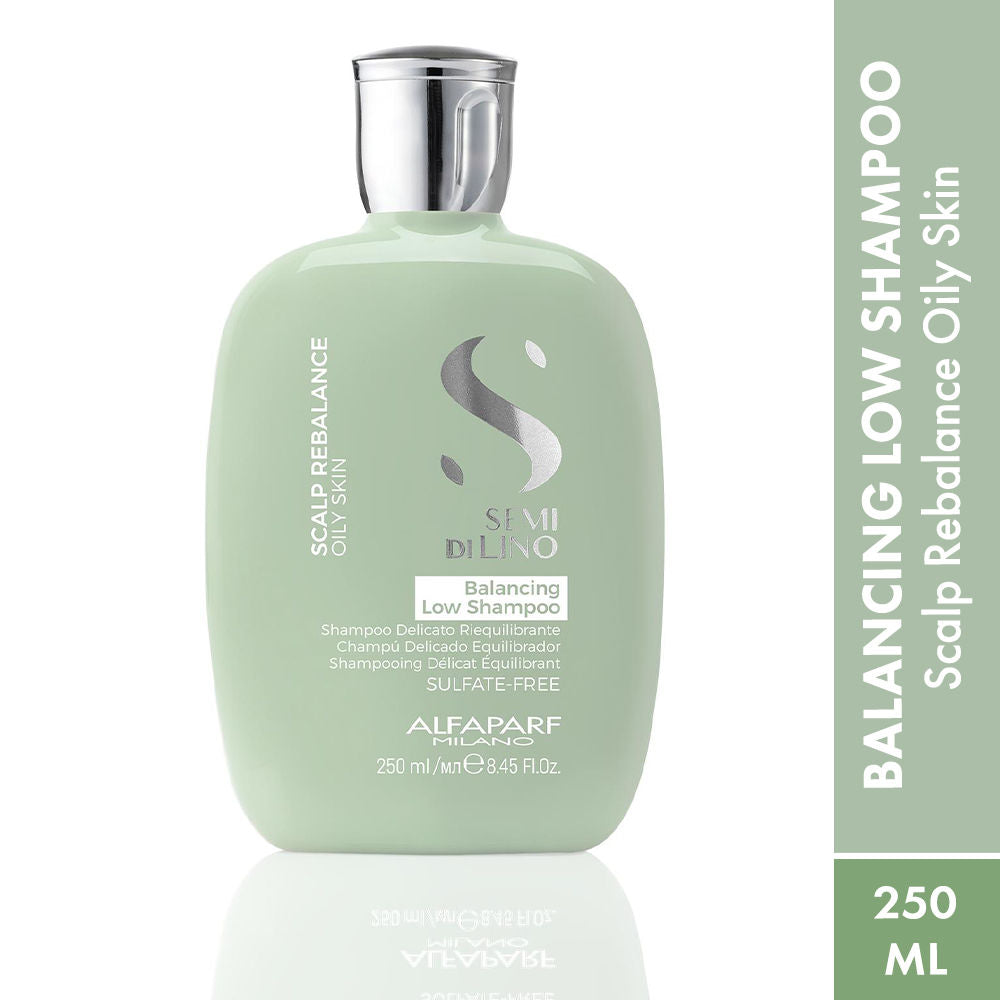 ALFAPARF MILANO Scalp Rebalance Shampoo For Oily Scalp & Frizzy Hair, Sulfate Free, 250ml, Buy from Indicrest