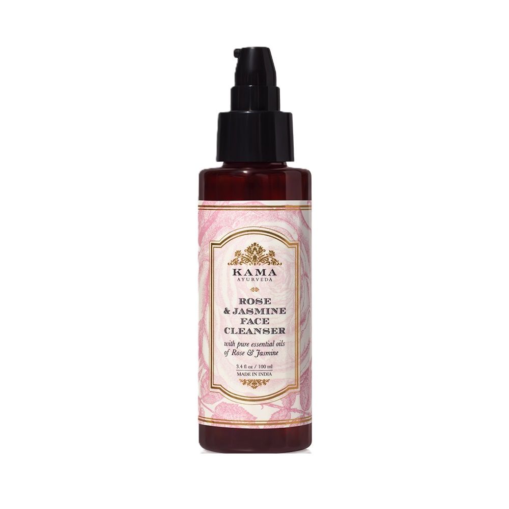 Kama Ayurveda Rose Jasmine Face Cleanser For Clear Skin- Gentle & Hydrating Face Wash, 100ml, Buy from Indicrest