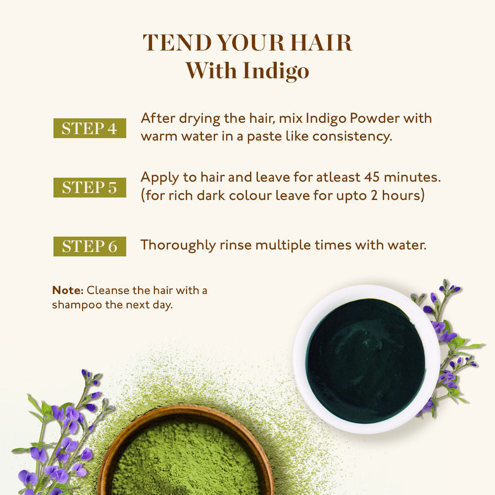 Kama Ayurveda Organic Hair Color Kit With 100% Organic Indigo & Henna, Prevents Premature Graying, 200gm