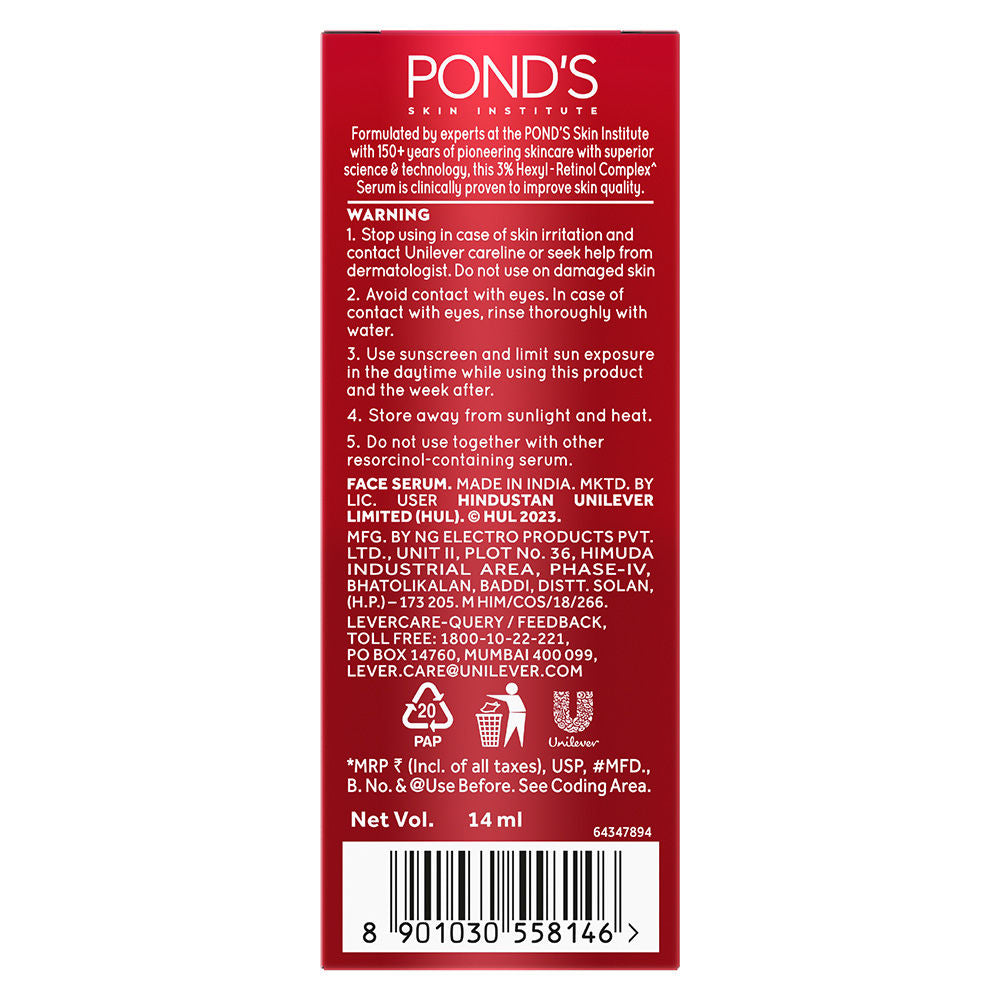 Pond’s Youthful Miracle Hexyl Retinol Complex, Renew & Repair Serum, 14ml Buy at Indicrest Image 8