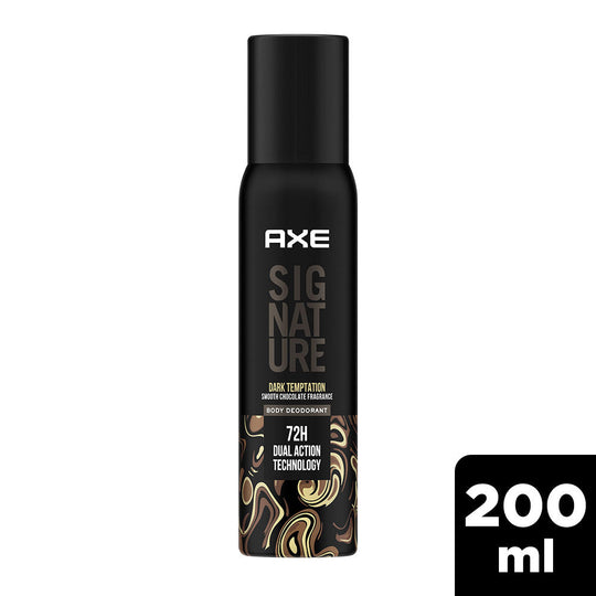 Axe Sigture Dark Temptation Long Lasting No Gas Body Deodorant For Men, 200ml Buy at Indicrest