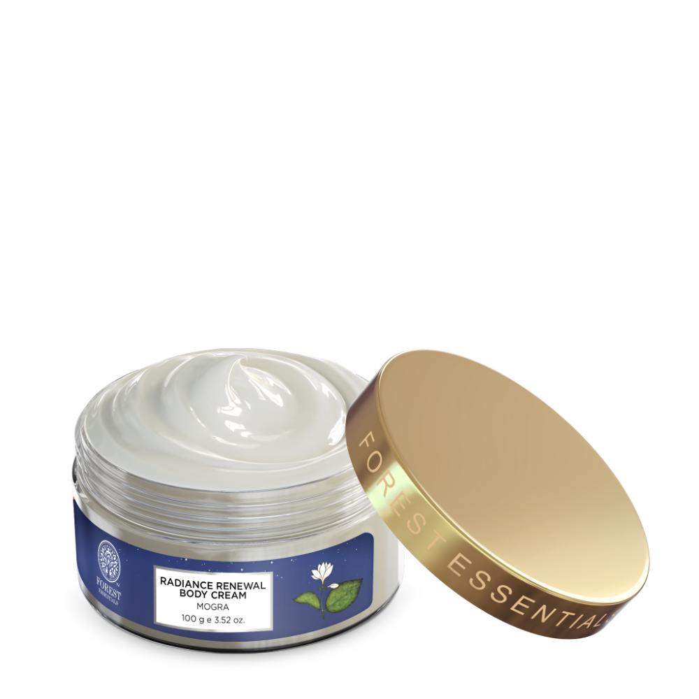 Forest Essentials Radiance Renewal Body Cream Mogra - Moisturising & Hydrating, 100g