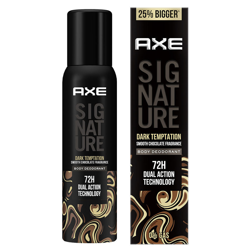 Axe Sigture Dark Temptation Long Lasting No Gas Body Deodorant For Men, 154ml Buy at Indicrest Image 2