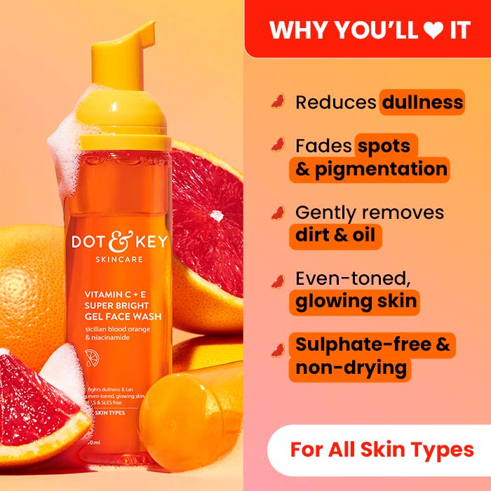 Dot & Key Vitamin C Foaming Face Wash, 80ml Buy at Indicrest Image 4