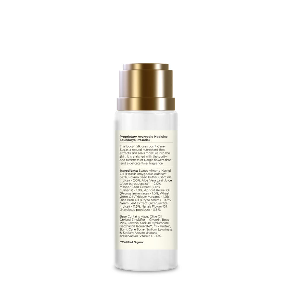 Forest Essentials Ultra-Rich Body Milk Nargis - Ayurvedic Moisturising Body Lotion, 50ml