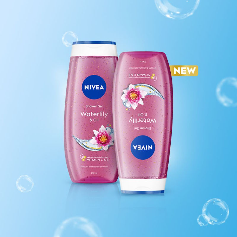 Nivea Waterlily & care oil Body wash for long-lasting freshness, 125ml Buy at Indicrest Image 5