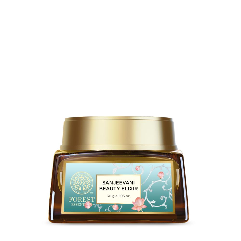 Forest Essentials Moisturising Day Cream Sanjeevani Beauty Elixir - Anti Ageing, Lightweight, 30g, Buy from Indicrest