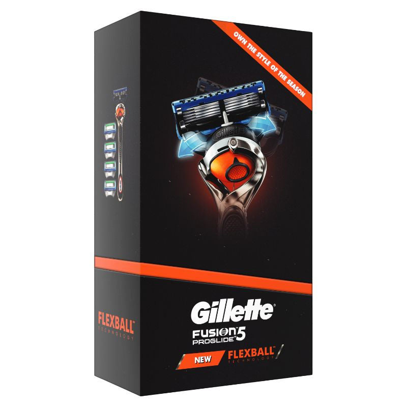 Gillette Flexball ProGlide Combo Pack - Flexball Razor with 4 Flexball Blades Buy at Indicrest Image 2