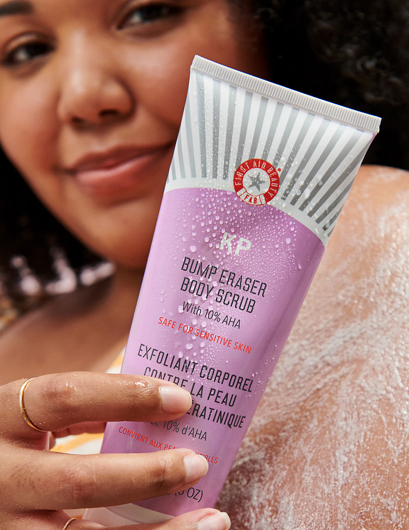 First Aid Beauty KP Bump Eraser Body Scrub With 10% AHA, 57g