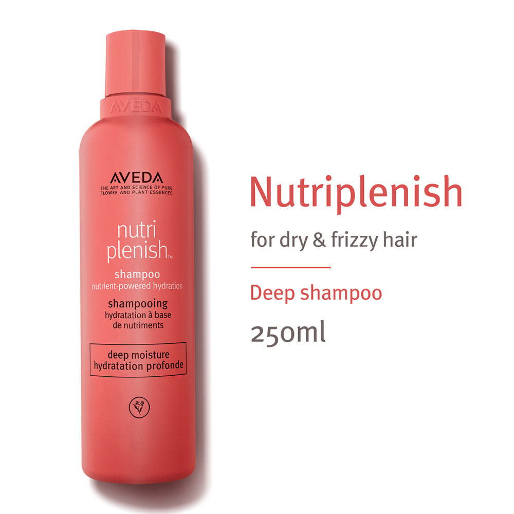 Aveda Nutriplenish Deep Hydration Shampoo for Dry & Frizzy Hair with Coconut Oil, 250ml, Buy from Indicrest