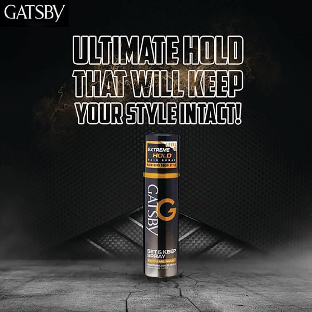 Gatsby Hair Spray Set & Keep Extreme Hold, 66ml Buy at Indicrest Image 4