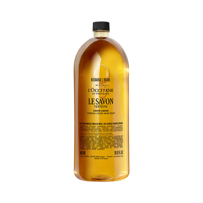 L'Occitane Verveine, Verbena Liquid Hand Soap Refill, 500ml, Buy from Indicrest