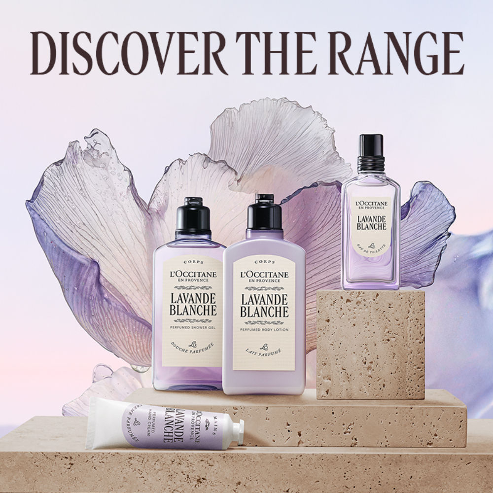 L'Occitane Lavande Blanche(White Lavender Perfumed Shower Gel, 75ml