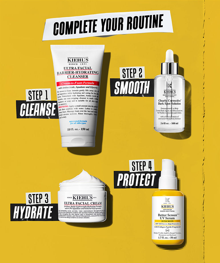 Kiehl's Better Screen UV Serum SPF 50+ Sunscreen with Collagen Peptide, 50ml