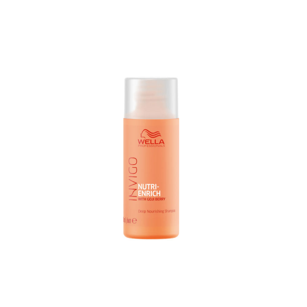 Wella Professionals Invigo Nutri Enrich Shampoo For Dry, Frizzy & Damaged Hair With Goji Berry, 50ml Buy at Indicrest Image 10