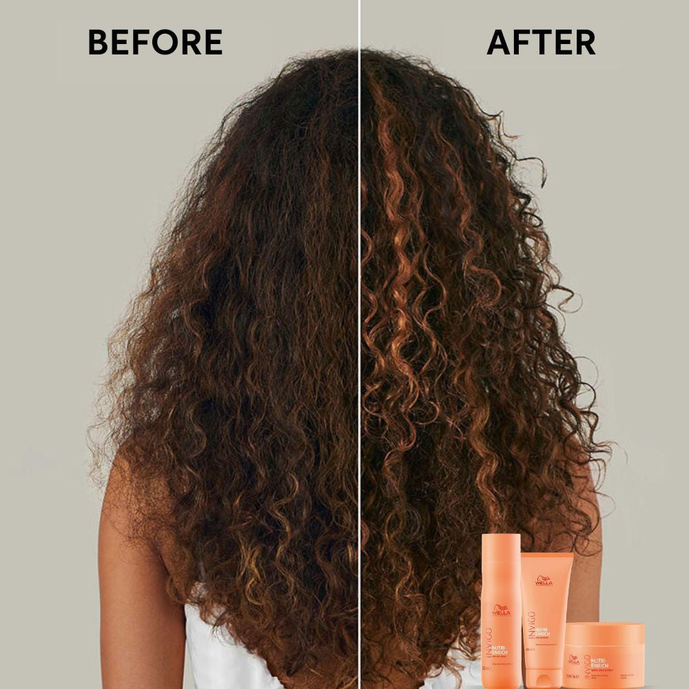 Wella Professionals Invigo Nutri Enrich Shampoo For Dry, Frizzy & Damaged Hair With Goji Berry, 50ml Buy at Indicrest Image 4