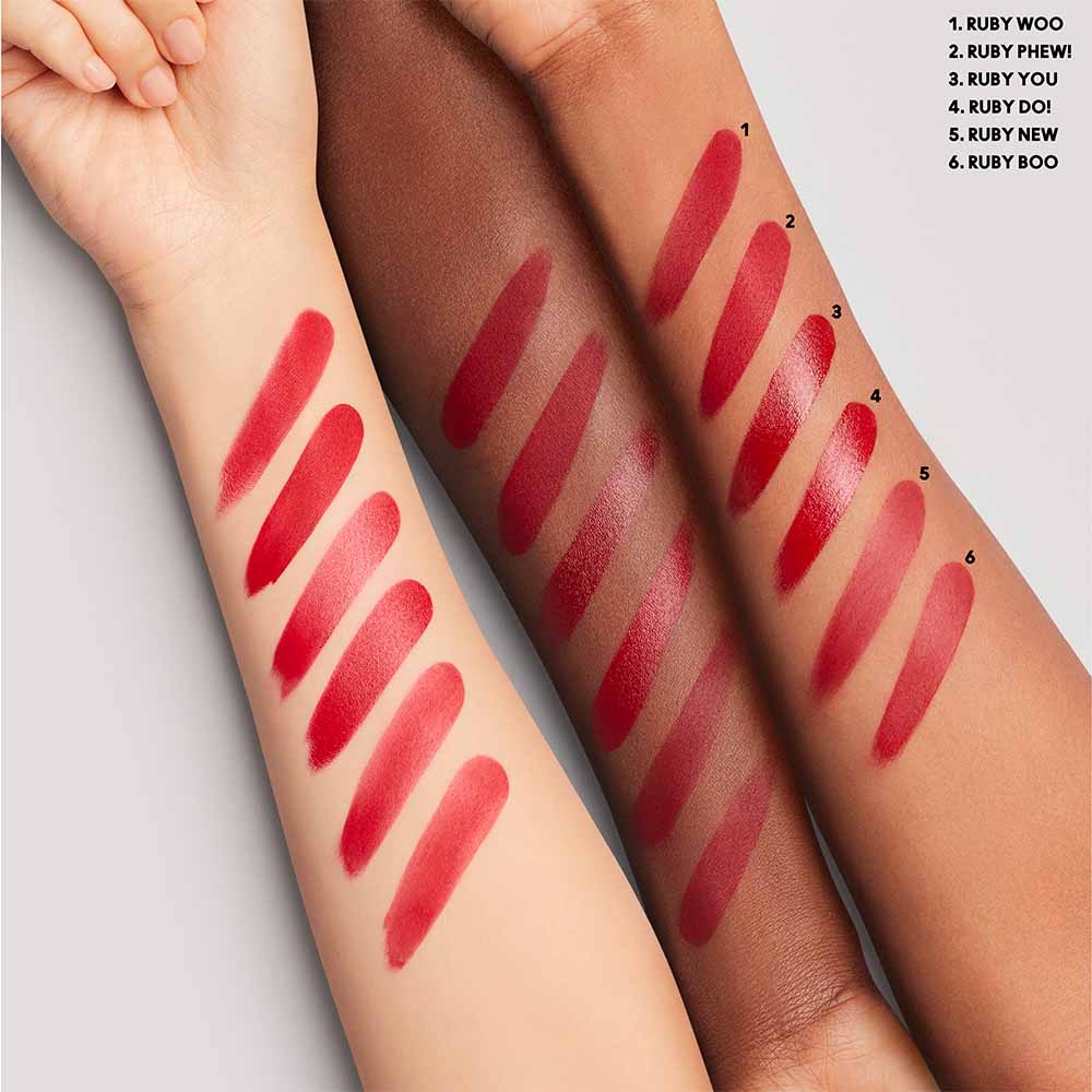 M.A.C Ruby's Crew Powder Kiss Lipstick - Ruby New, 3g Buy at Indicrest Image 7