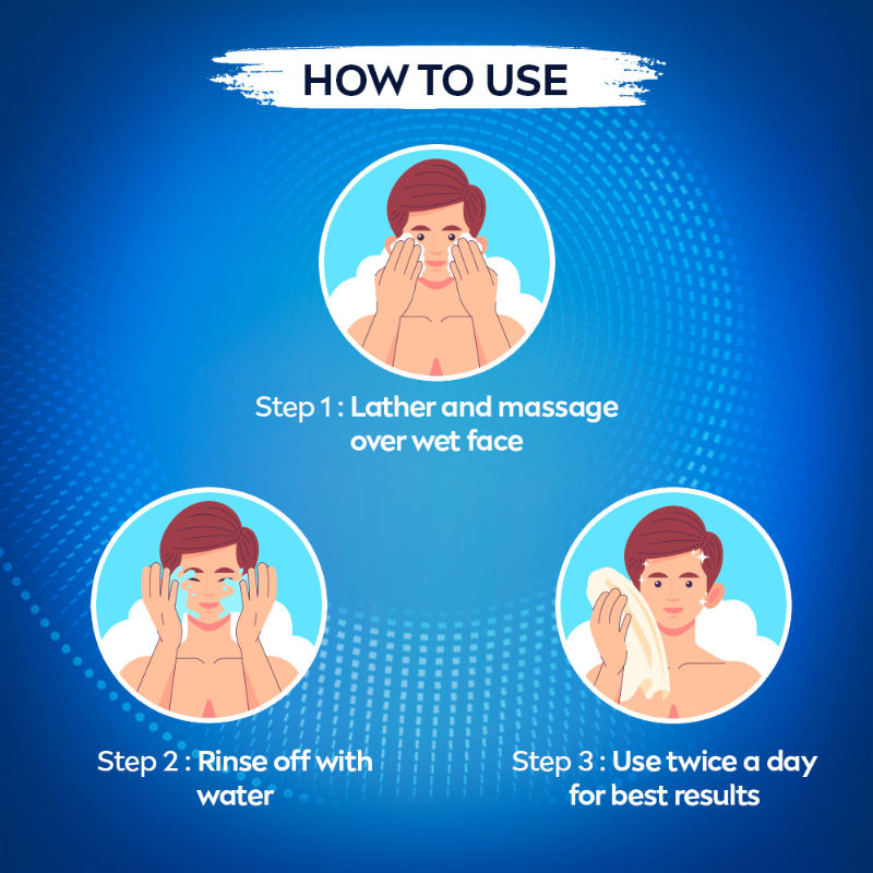 Nivea MEN Face Wash, Dark Spot Reduction, for Clean & Clear Skin with 10x Vitamin C Effect, 50g Buy at Indicrest Image 7